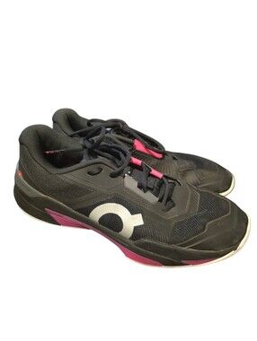ON CLOUDS - The Roger Pro Fire‎ Men's Black and Pink Tennis Shoes - Size 12